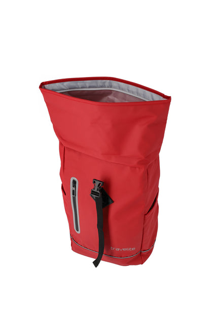 Basics roll-up backpack tarpaulin, red