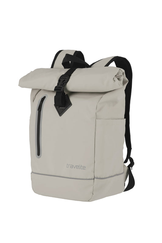 Basics roll-up backpack tarpaulin, ivory