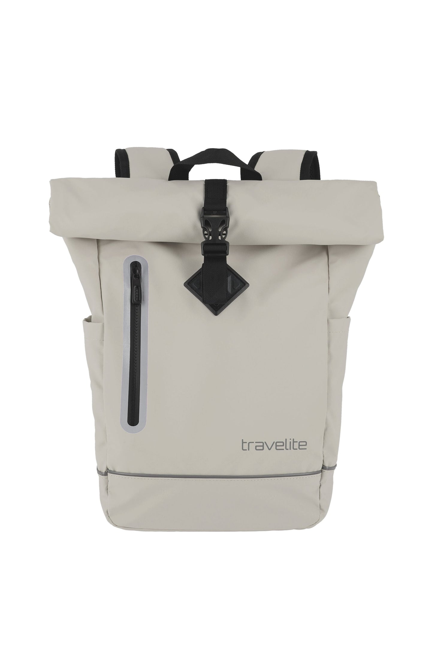 Basics roll-up backpack tarpaulin, ivory