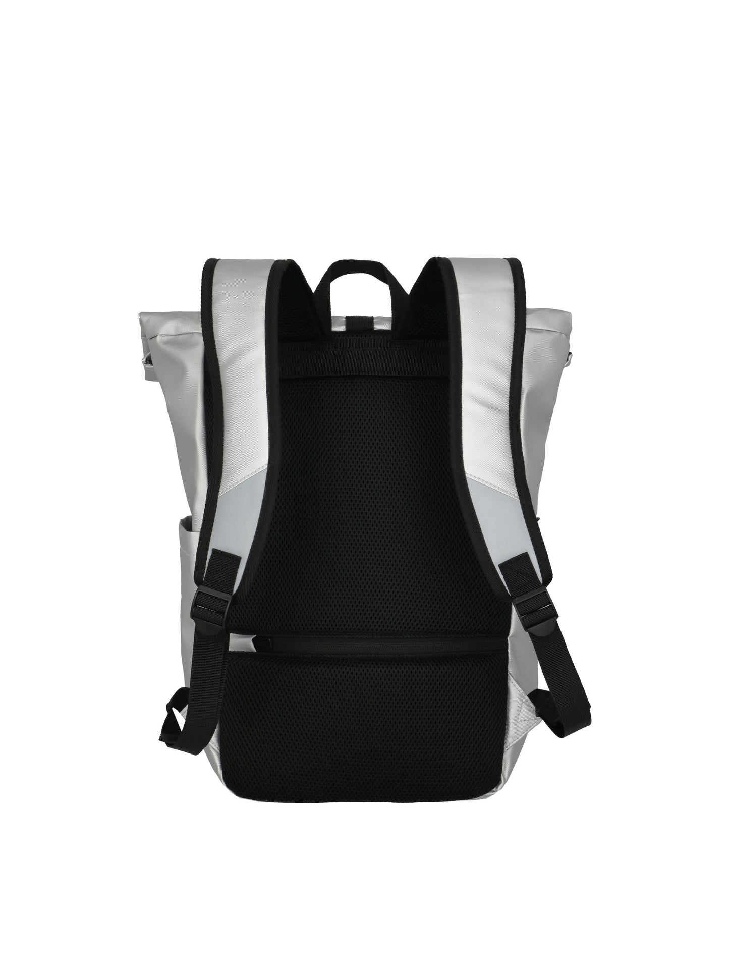 Basics roll-up backpack tarpaulin, silver