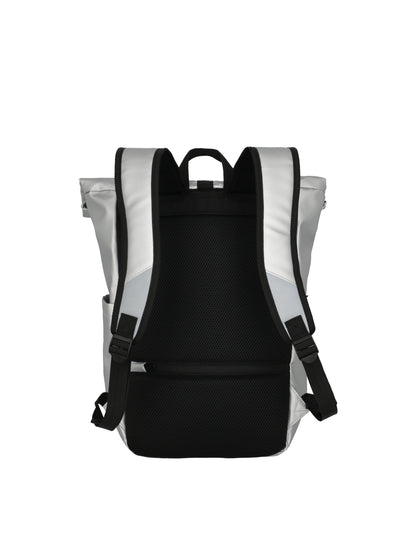 Basics roll-up backpack tarpaulin, silver