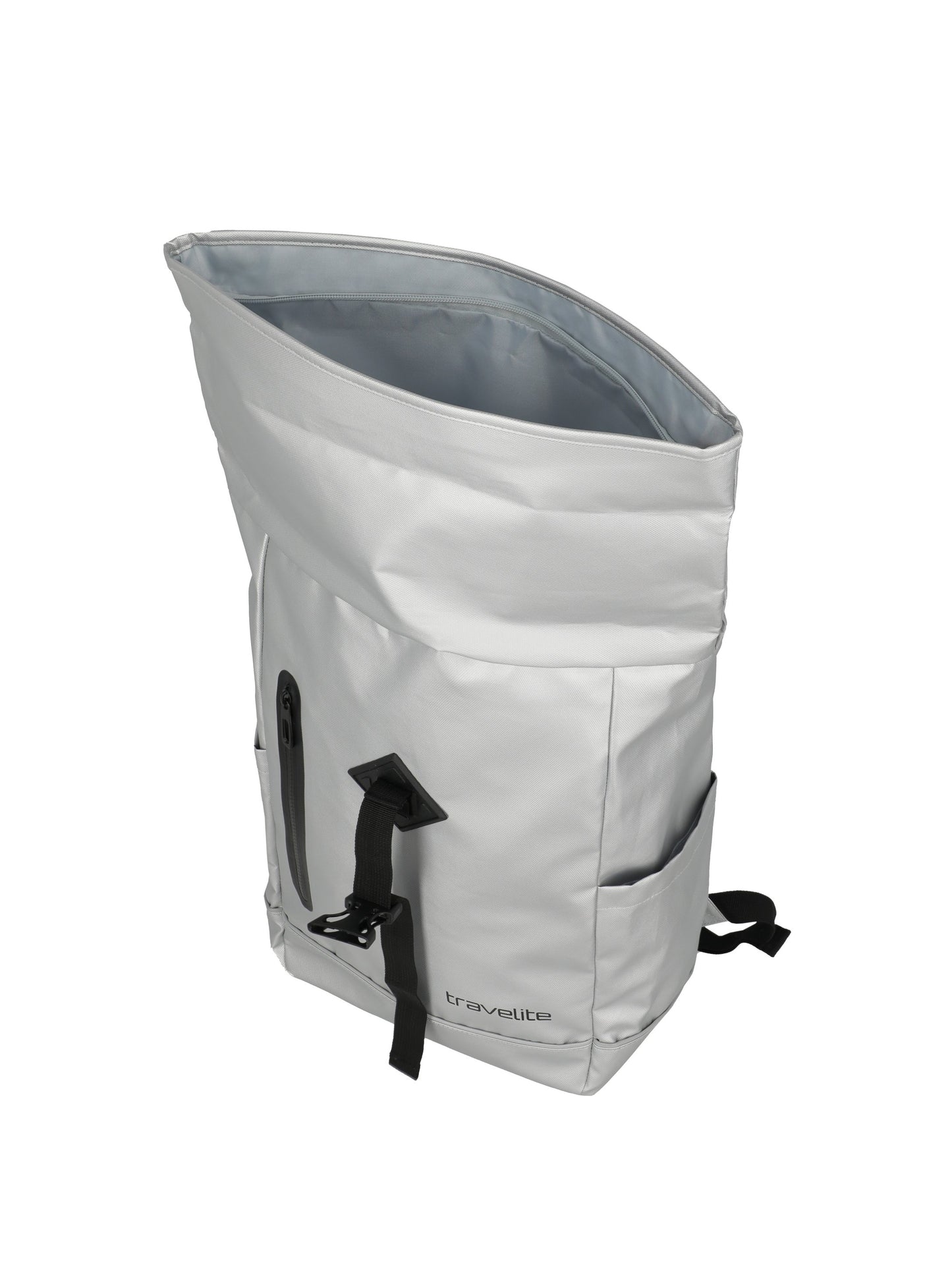 Basics roll-up backpack tarpaulin, silver