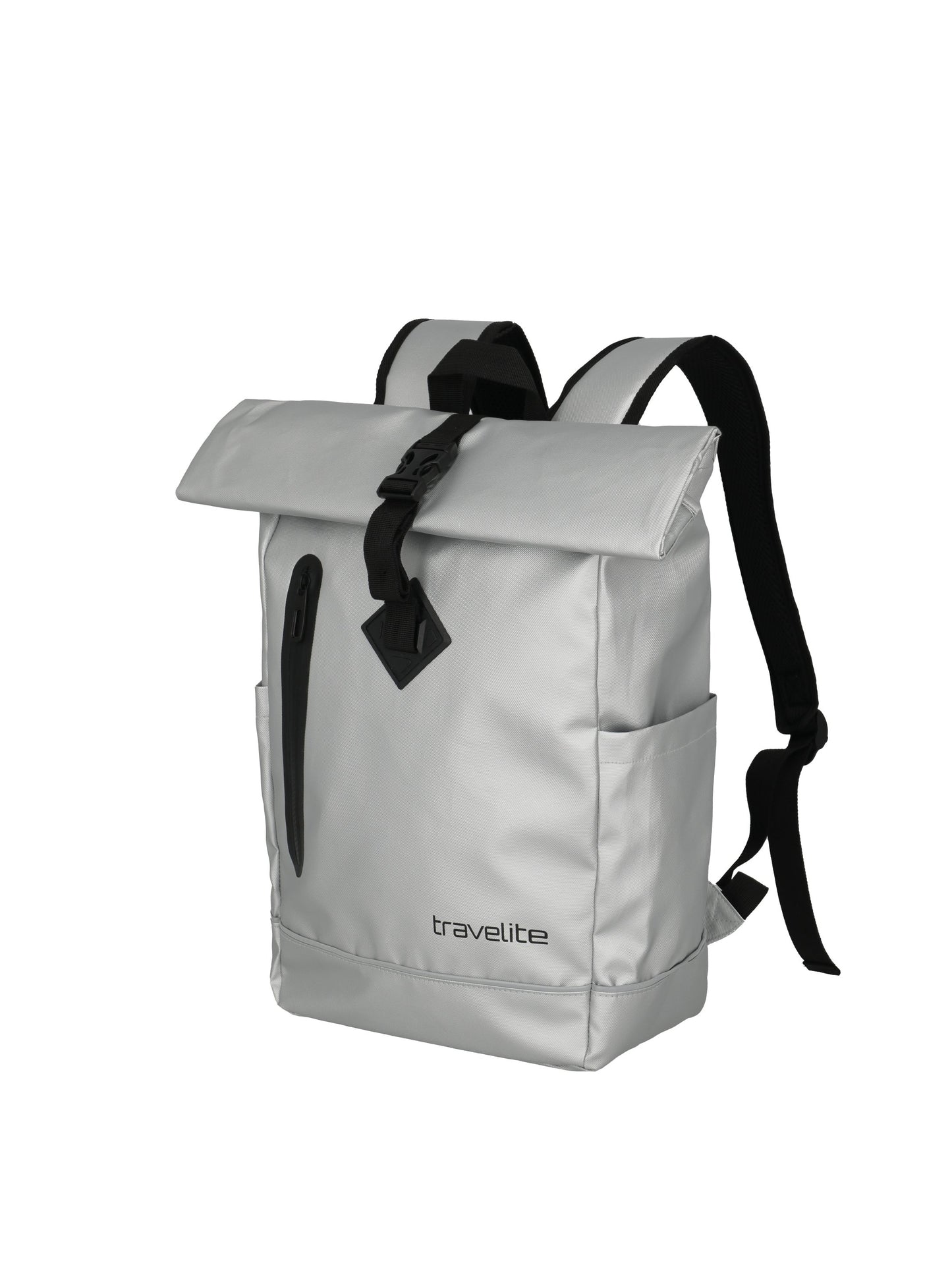 Basics roll-up backpack tarpaulin, silver