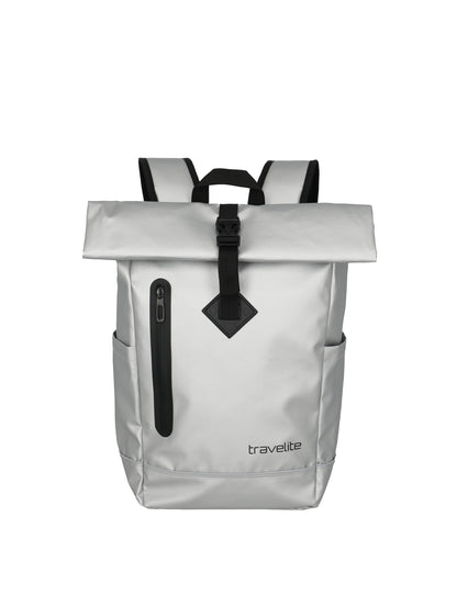 Basics roll-up backpack tarpaulin, silver