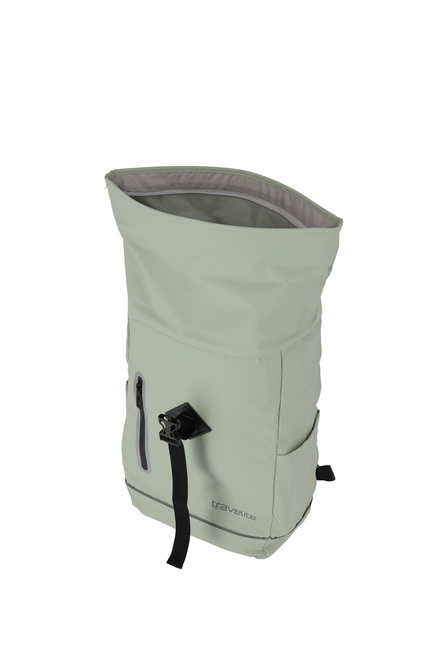 Basics roll-up backpack tarpaulin, light green