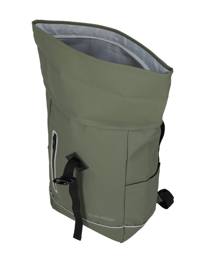 Basics roll-up backpack tarpaulin, olive