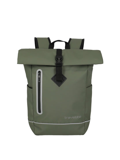 Basics roll-up backpack tarpaulin, olive