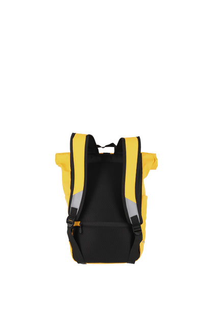 Basics roll-up backpack tarpaulin, yellow