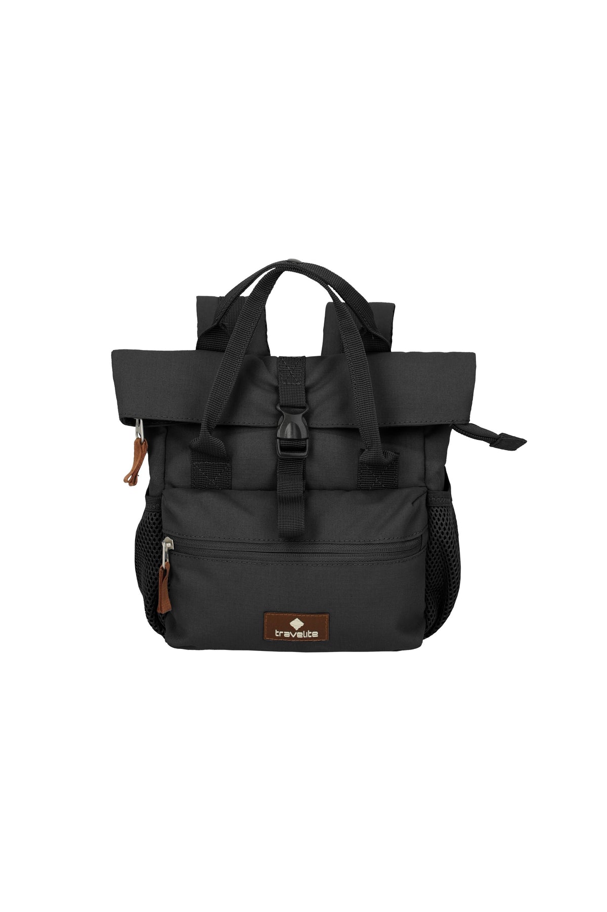 Travelite BASICS Short Handle Mini Rollup Rucksack