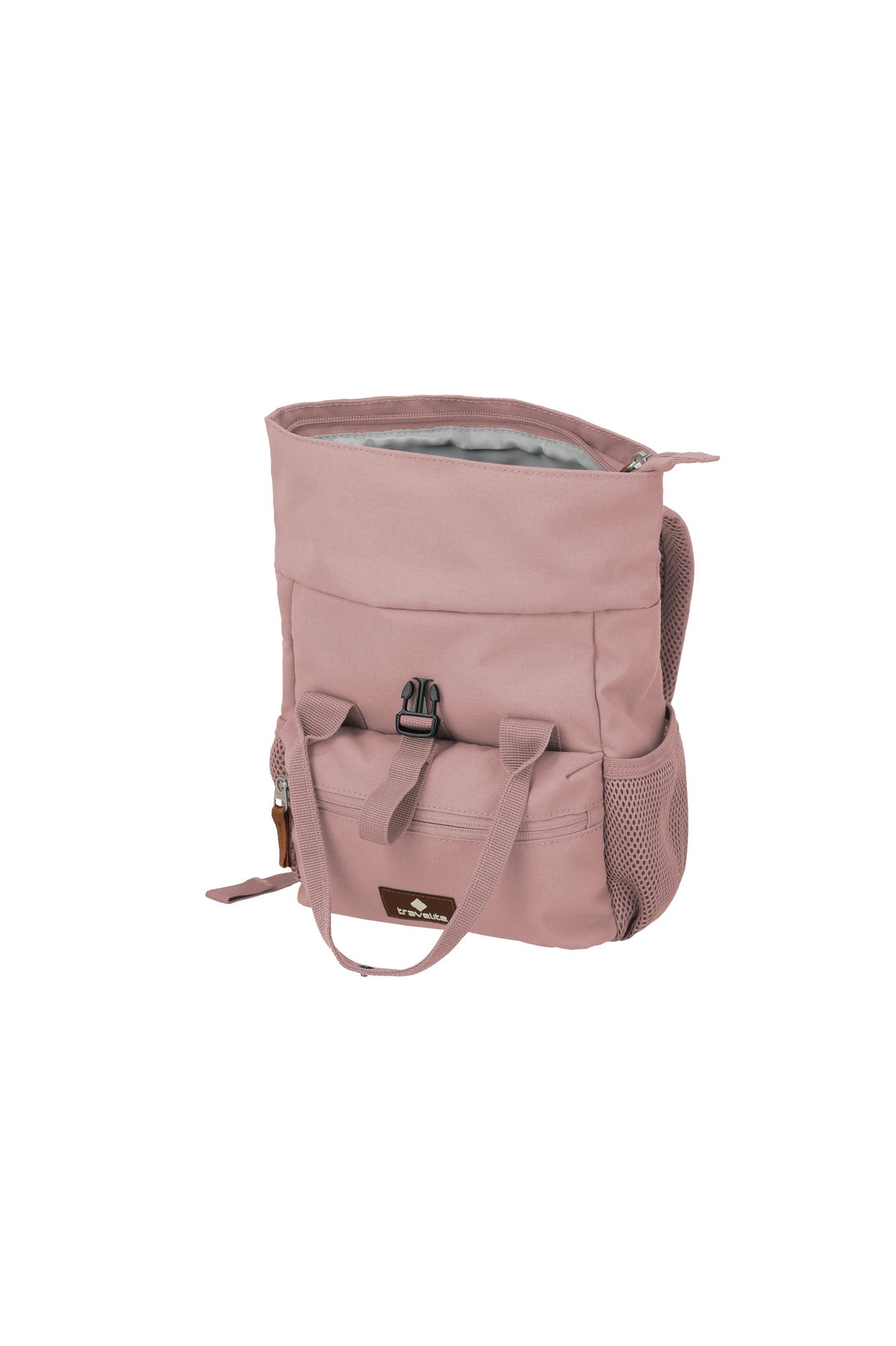 Travelite BASICS Short Handle Mini Rollup Rucksack